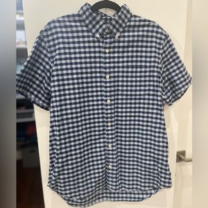 GAP Mens Short Sleeve Shirt Blue Size L
